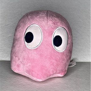 MS PAC MAN™  7" Plush Soft Toy Pink 2017 BANDAI NAMCO© Age 3-up Dist:Toy Factory